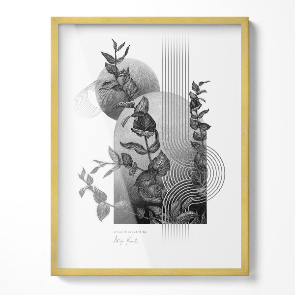 Zlatý závěsný fotorámeček 60x80 cm