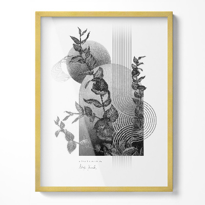 Zlatý závěsný fotorámeček 60x80 cm