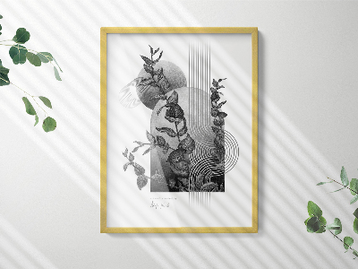 Zlatý závěsný fotorámeček 60x80 cm