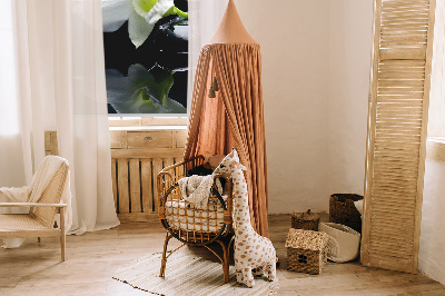 Okenní roleta vnitřní s motivem orchidejí a elegantním designem