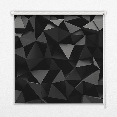 Okenní roleta vnitřní v černém provedení origami