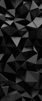 Okenní roleta vnitřní v černém provedení origami