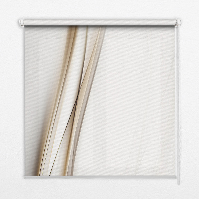 Okenní roleta vlna na bílém pozadí