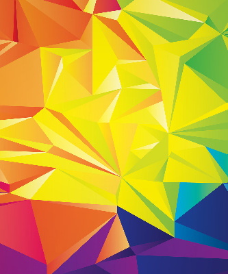 Okenní roleta vnitřní v barevném origami vzoru