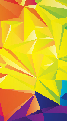 Okenní roleta vnitřní v barevném origami vzoru