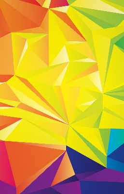 Okenní roleta vnitřní v barevném origami vzoru