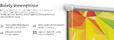 Okenní roleta vnitřní v barevném origami vzoru