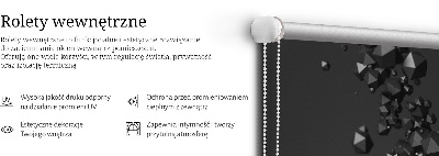 Okenní roleta padající hrudky