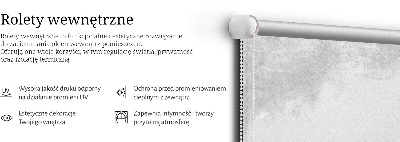 Okenní roleta vnitřní v odstínu šedé oblohy