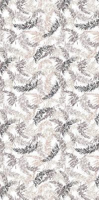 Látková roleta s motivem listů rostlin
