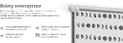 Okenní roleta ve fázi Měsíce