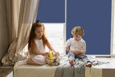 Okenní roleta vnitřní v barvě námořnictvo