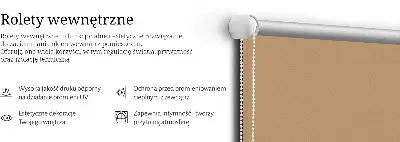 Látková roleta béžová