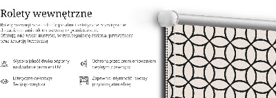 Okenní roleta vnitřní prokládání