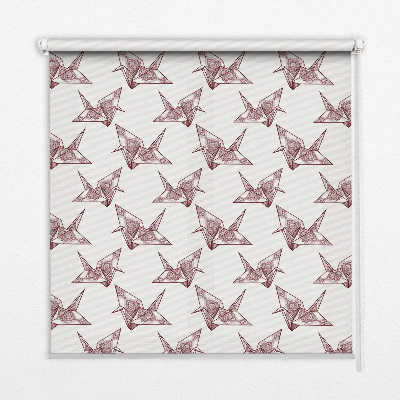 Okenní roleta vnitřní s motivem origami labutě