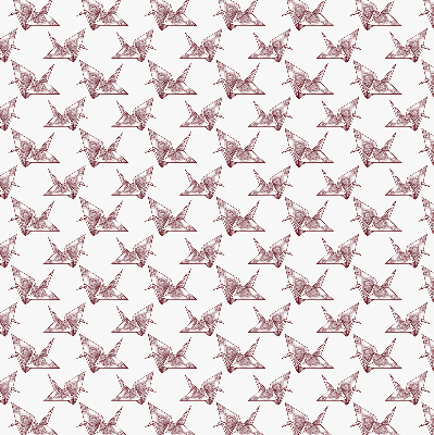 Okenní roleta vnitřní s motivem origami labutě