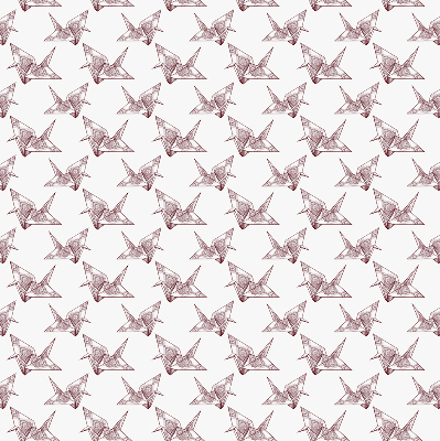 Okenní roleta vnitřní s motivem origami labutě