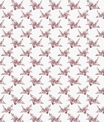 Okenní roleta vnitřní s motivem origami labutě