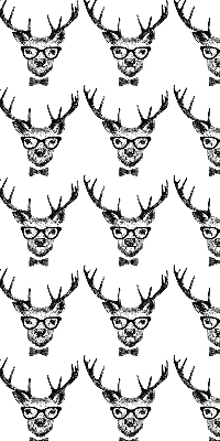 Okenní roleta sob s brýlemi
