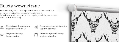 Okenní roleta sob s brýlemi