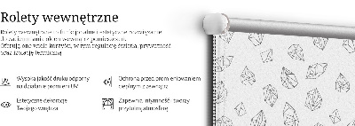 Okenní roleta s geometrickými tvary