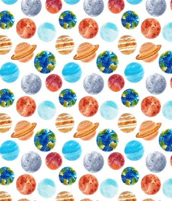 Látková roleta s motivem planet