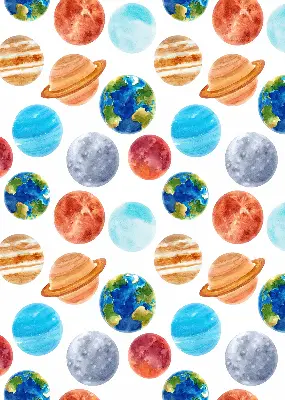 Látková roleta s motivem planet