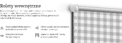 Okenní roleta v šedé barvě