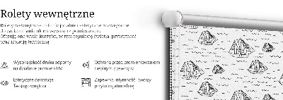 Okenní roleta tažené lodě