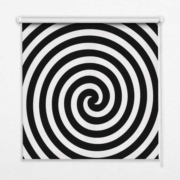 Okenní roleta s hypnotizujícím kruhem