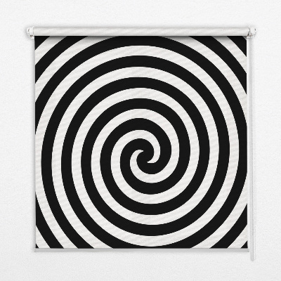 Okenní roleta s hypnotizujícím kruhem