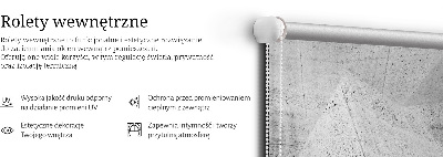 Okenní roleta s motivem 3D kamenné zdi