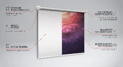 Okenní roleta galaxie