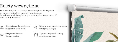 Okenní roleta s motivem barevného listí