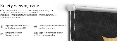 Okenní roleta s motivem moderní abstrakce