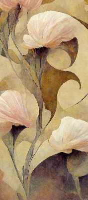 Okenní roleta vnitřní v růžových květech