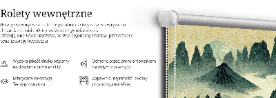 Látková roleta hory v mlze