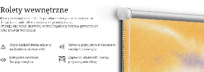Okenní roleta vnitřní s motivem západu slunce nad jezerem
