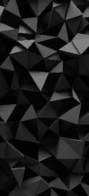 Zatemňovací roleta na okno v černém provedení Origami