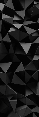 Zatemňovací roleta na okno v černém provedení Origami