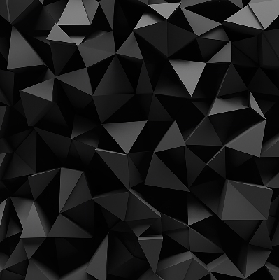 Zatemňovací roleta na okno v černém provedení Origami