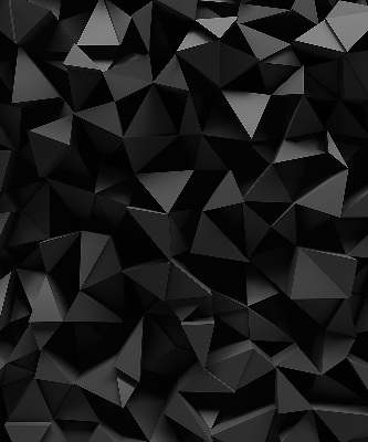 Zatemňovací roleta na okno v černém provedení Origami