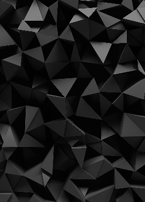 Zatemňovací roleta na okno v černém provedení Origami
