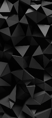 Zatemňovací roleta na okno v černém provedení Origami