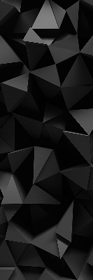 Zatemňovací roleta na okno v černém provedení Origami