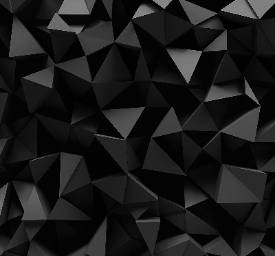 Zatemňovací roleta na okno v černém provedení Origami