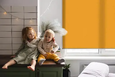 Roleta zatemňovací v tmavě oranžové barvě