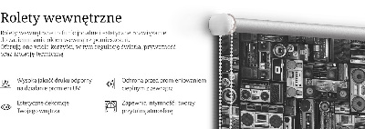 Zatemňovací roleta na okno pro rádio