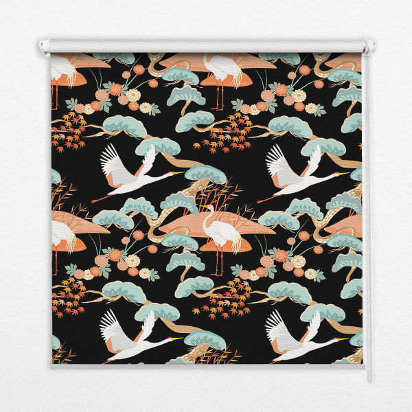 Létající volavka na okno v látkovém provedení