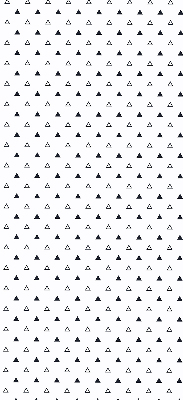 Roleta zatemňovací s motivem trojúhelníků